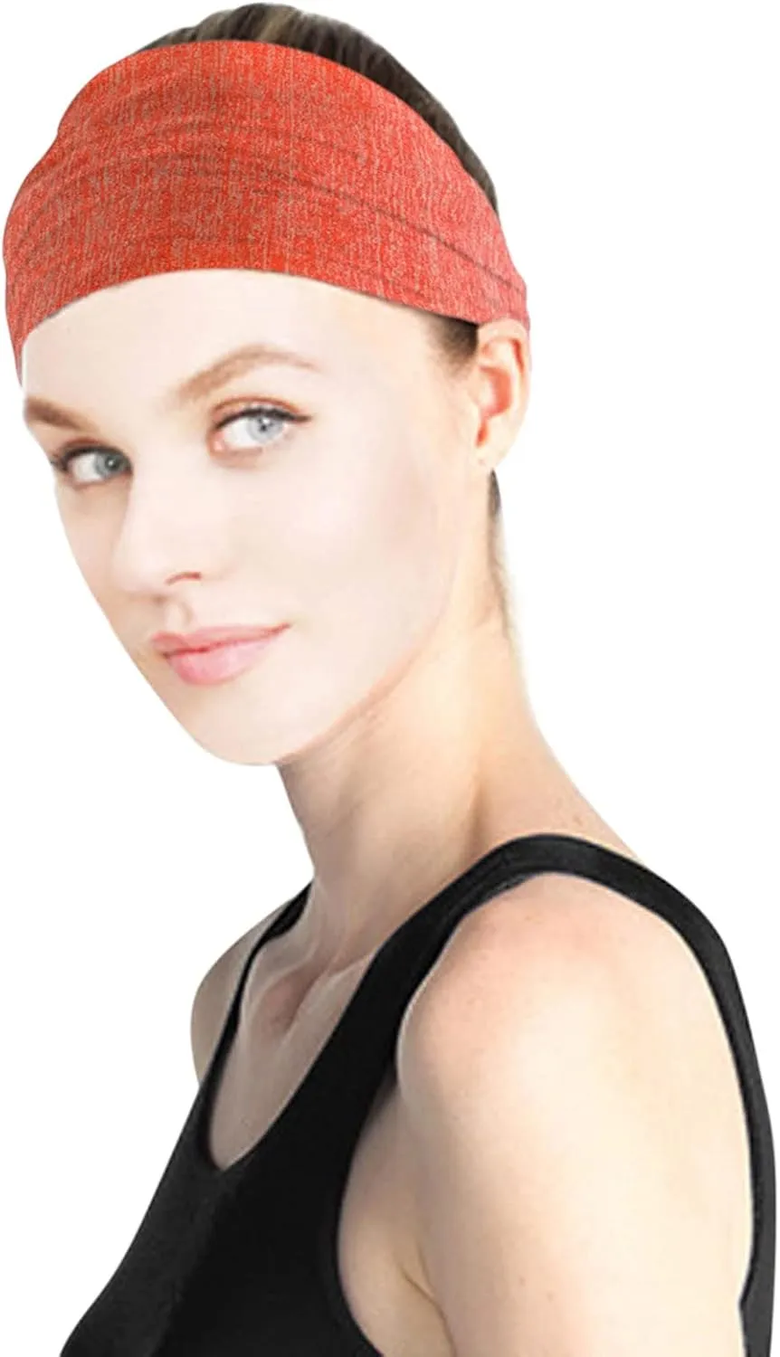 Women Knotted Turban Head Wrap Headband Wide Elastic Headband Sport Yoga Headwear Hats Turban Hat Sport Headbands