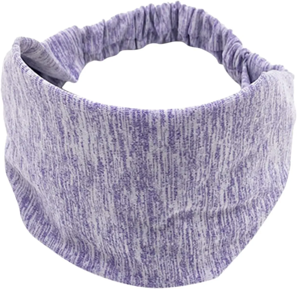 Women Knotted Turban Head Wrap Headband Wide Elastic Headband Sport Yoga Headwear Hats Turban Hat Sport Headbands