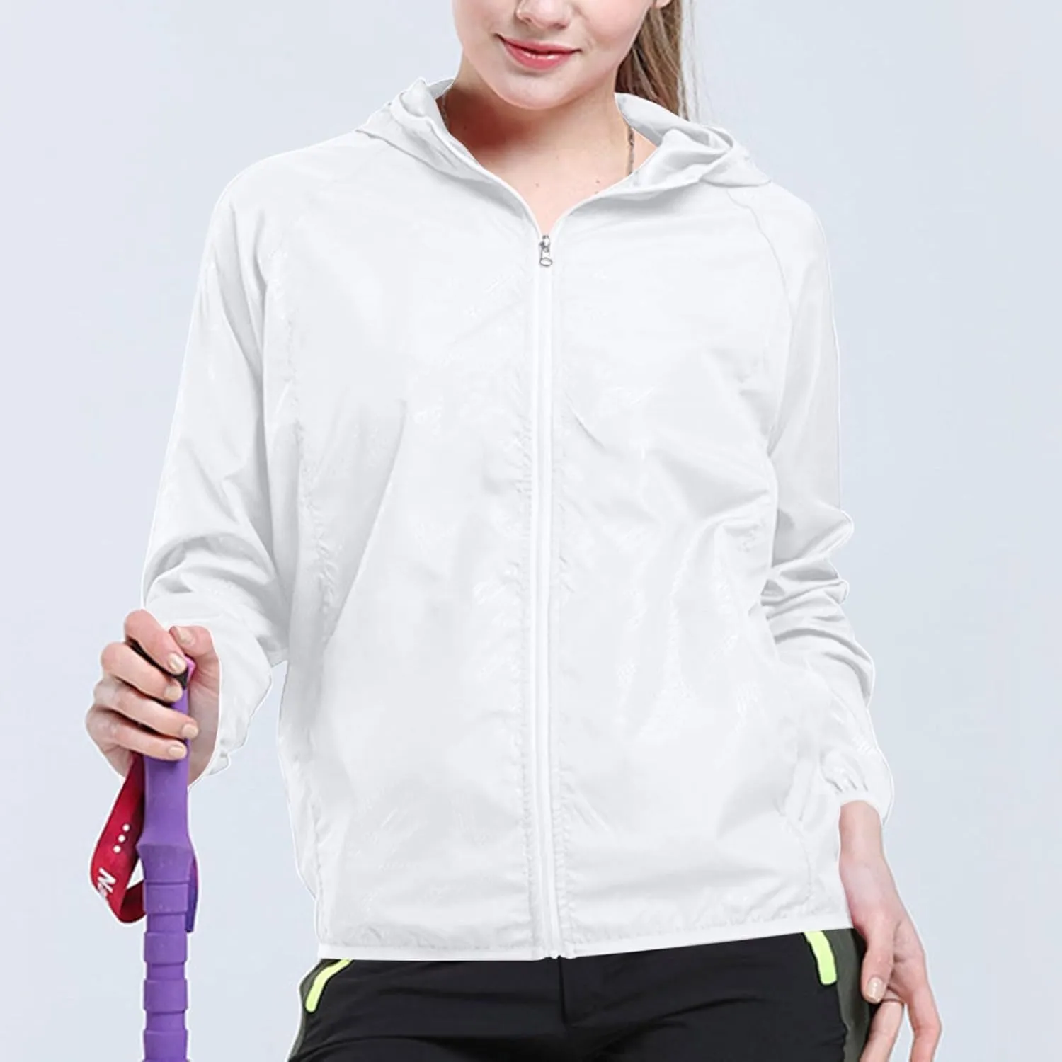 Women Men Windproof Jacket Outdoor Bicycle Sports Quick Dry Windbreaker Coat Waterproof Sunshade Sun Proof Coats