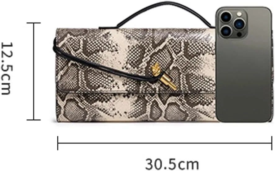 Womens Vegan Leather Clutch Bag Small Vintage Handbag Evening Party Purse Shoulder Crossbody Bag 2025