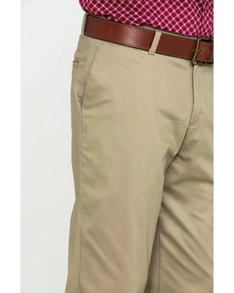 Wrangler Khaki Flat Front Men's Riata