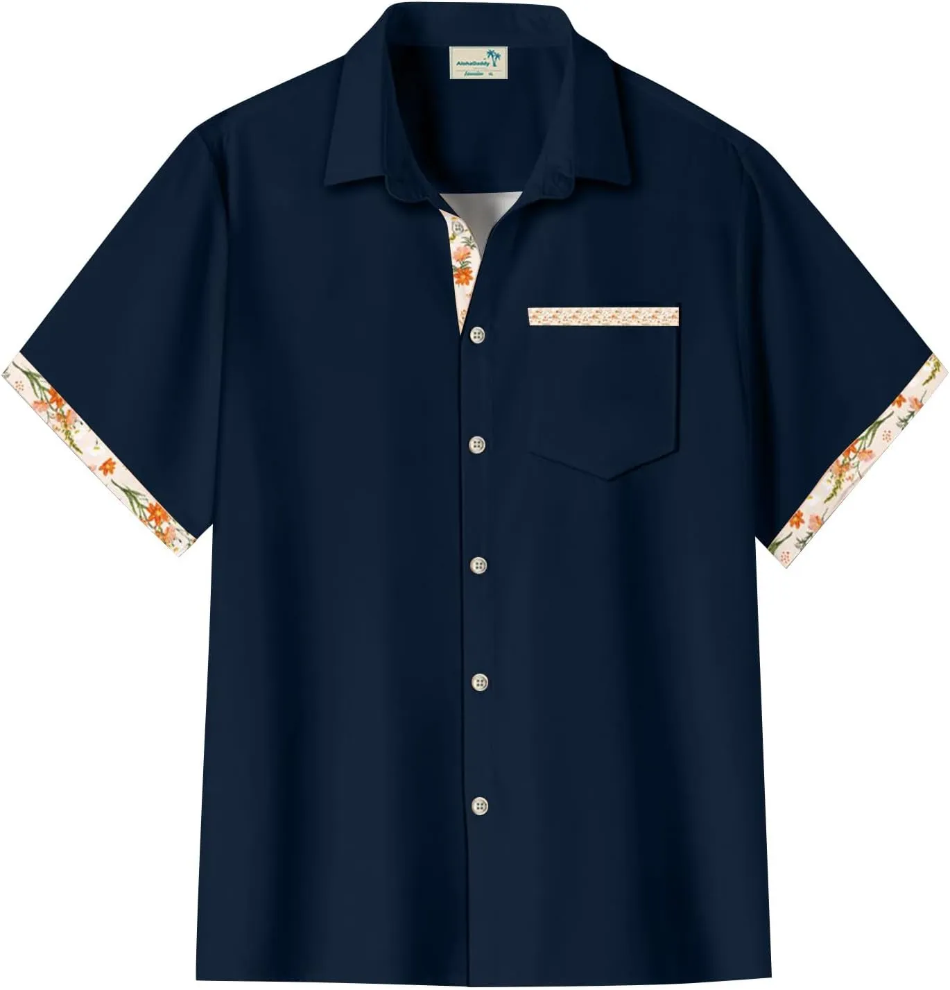 Ymosrh Men's Graphic Button Down Shirts Summer Beach Hawaiian Buttons Up Shirt Casual Stylish, M-4XL