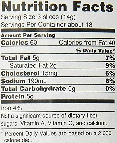 Yoder's Canned Meat Canned Meat for Long Term Food Storage and Emergency Preparedness Kits - Real Bacon - 6 Cans