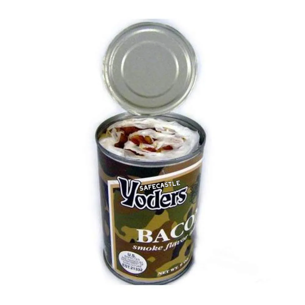 Yoder's Canned Meat Canned Meat for Long Term Food Storage and Emergency Preparedness Kits - Real Bacon - 6 Cans