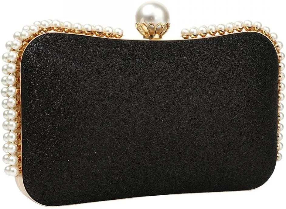 YYW Evening Clutch Bag, Womens Wedding Purse Bridal Prom Handbag Party Bags Sequin Bag